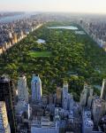 Udsigt over Central Park i New York
